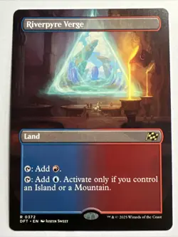 MTG Aetherdrift - Riverpyre Verge (Borderless) rare R 0372 - Image 1