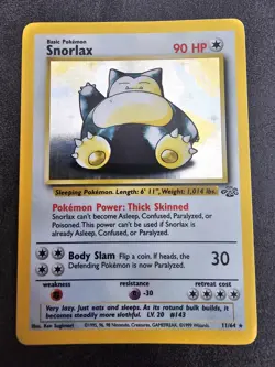 Pokemon TCG Holo Bundle Fossil Jungle Snorlax, Flareon, Haunter - Image 1