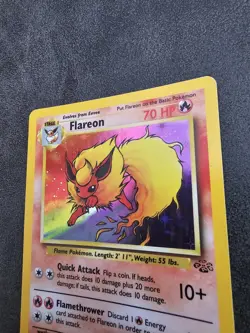 Pokemon TCG Holo Bundle Fossil Jungle Snorlax, Flareon, Haunter - Image 5