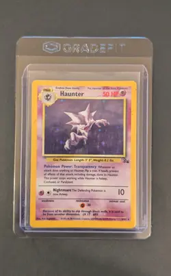 🟣 Haunter 6/62 🟣 Holo Rare Fossil Set Pokemon Card TCG - Image 3