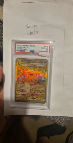 PSA 10 Charizard ex 228/197 Hyper Rare Obsidian Flames Gem Mint Pokemon Card TCG - Image 1