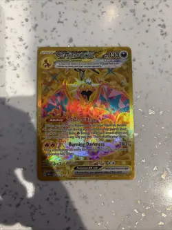 Pokemon TCG Charizard EX Gold Hyper Rare Card 228/197 Obsidian Flames Series - Image 1