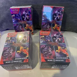Pokemon TCG - Destined Rivals Booster Bundles x4 - New And Sealed - Image 1