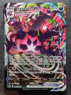 Jumbo Card Eternatus VMAX SWSH045 Black Star Promo Pokemon Card NM - Image 1