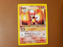 Magby - 23/111 - Pokemon Neo Genesis 1st Edition Rare Card WOTC NM - Image 1