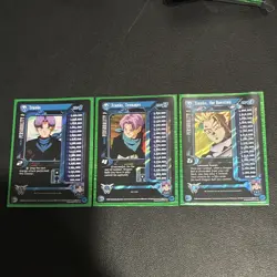 Dragon Ball GT TCG Trunks Personality Card Lot (3 Cards) - Image 1