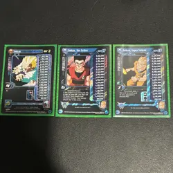 Score Dragon Ball GT CCG 2004 Baby Saga Gohan Personality Holo Lot (3 Cards) - Image 1