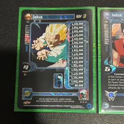 Score Dragon Ball GT CCG 2004 Baby Saga Gohan Personality Holo Lot (3 Cards) - Image 2
