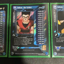 Score Dragon Ball GT CCG 2004 Baby Saga Gohan Personality Holo Lot (3 Cards) - Image 3