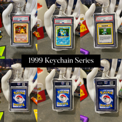 1999 Pokemon Base Set Limited Edition - Mini Slab Keychains YOU CHOOSE #1-#102 - Image 1