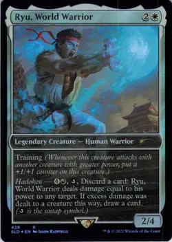 MTG Ryu, World Warrior (429) | NM Foil | Secret Lair Street Fighter {SLD} - Image 2