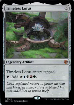 MTG Timeless Lotus (143) | NM | Commander: Lorwyn Eclipsed {ECC} - Image 1