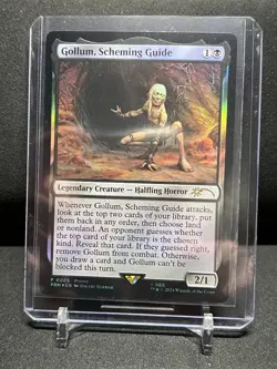 Gollum, Scheming Guide Foil Promo MTG Magic LOTR Lord of the Rings NM - Image 1