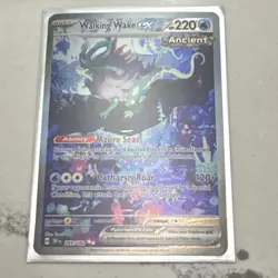 Pokemon TCG Walking Wake ex 205/162 SV05 Temporal Forces Rare Holo - Image 1