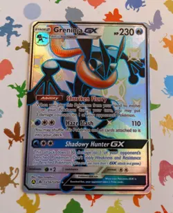 Pokemon TCG Greninja GX SV56/SV94 Hidden Fates Shiny Vault Holo English 2019 - Image 1