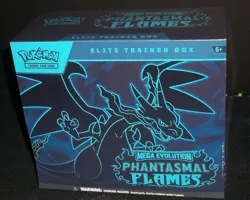 NEW POKEMON TCG: MEGA EVOLUTION PHANTASMAL FLAMES ELITE TRAINER BOX NISB - Image 4
