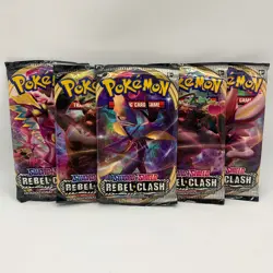 Pokemon TCG - x1 Sword & Shield Rebel Clash Booster Pack - New/Sealed - Image 1