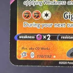 2020 Pokemon Gaming Sword & Shield Rebel Clash Falinks V #110/192 - Image 4