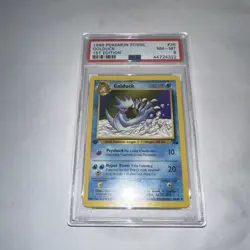 1999 Pokemon Fossil Golduck 35/62 1st Edition PSA 8 NM-MT - Image 1