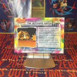 NM SILVER FOIL 34 THE ULTIMATE MATCH POKEMON TOPPS MOVIE BLUE 1999 - Image 2