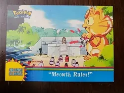 MP! Meowth Rules! OR13 - Topps Pokemon Series 3 Tv Animation Edition - Image 1