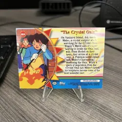 2000 Topps Pokemon TV Animation Edition OR4 The Crystal Onix Foil Blue Label - Image 2
