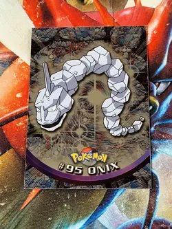 2000 Topps Pokemon TV Animation Series 2 - Onix #95 Holo Foil 1st Edition NM - Image 1