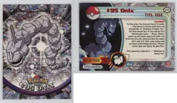 Onix Topps Pokemon TV Animation Edition Series 2 #95 2000 8d4 - Image 3