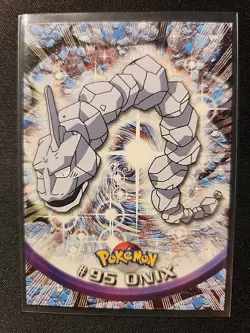 2000 Topps Pokemon TV Animation Edition Series 2 Italian Onix #95 *NM* - Image 1