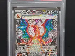 Pokemon TCG Obsidian Flames Charizard EX Card 223/197 SIR PSA 9 Mint - Image 3