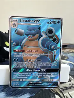 Pokemon TCG Blastoise GX Unbroken Bonds SM189 Holo Promo Card - Image 1