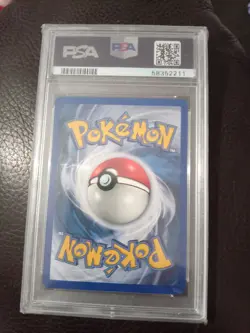 Entei 2001 Pokemon Game 3 Movie Black Star Promo #34 Reverse Holo Foil PSA 8 - Image 2