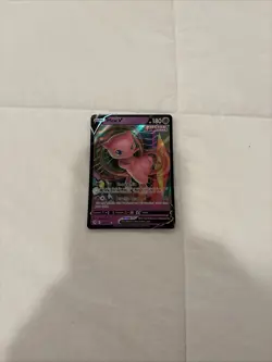 Pokemon TCG SWSH: Fusion Strike Ultra Rare Mew v 113/264 Near Mint Condition - Image 1