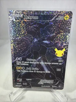 Pokemon TCG Zekrom Celebrations Classic Collection Holo Ultra Rare Card 114/114 - Image 1