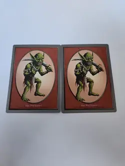 MTG GOBLIN Token (x2) Unglued Magic The Gathering - Image 1