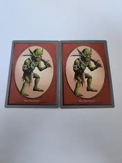 MTG GOBLIN Token (x2) Unglued Magic The Gathering - Image 2