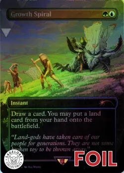MTG Growth Spiral (Rainbow) (7054) | NM Foil | Secret Lair Horizon {SLD} - Image 1