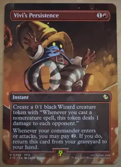 MTG Vivi's Persistence - Borderless Rare Commander - English - Image 2