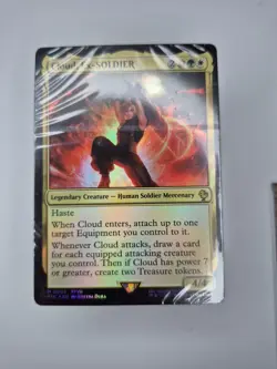 DECK ONLY MTG Final Fantasy VII Commander Deck Cloud Limit Break Factory Sealed - Image 1