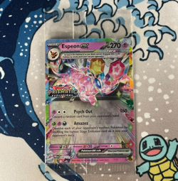 NEW/SEALED Espeon ex 034/131 Prismatic Evolutions Stamped Promo Pokemon Card - Image 1