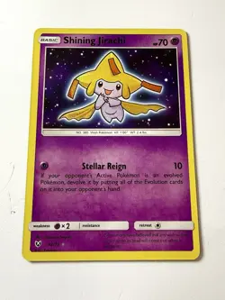 Shining Jirachi 42/73 Holo Rare Shining Legends Series Pokemon Card NM+ - Image 1