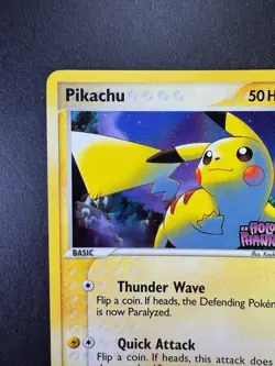 2006 POKEMON PIKACHU EX HOLON PHANTOMS STAMPED 78/110 REVERSE FOIL TCG - Image 2