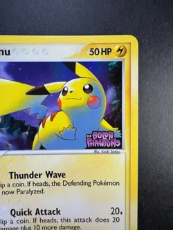 2006 POKEMON PIKACHU EX HOLON PHANTOMS STAMPED 78/110 REVERSE FOIL TCG - Image 3