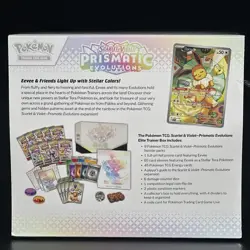 Pokemon Prismatic Evolutions ETB Elite Trainer Box Sealed DG $40 W/ Small Tears - Image 5