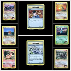 Pokemon TCG Brock Gym Lot Bundle Gym Challenge 8x Cards - Image 1