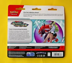 Pokemon TCG: Journey Together - Triple Blister Pack - Scrafty - New / Sealed ✅ - Image 2