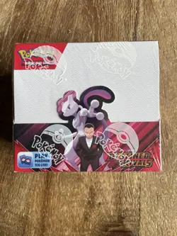 Pokemon TCG Destined Rivals Booster Box Sealed Tear-In Outer Wrapper - Image 1