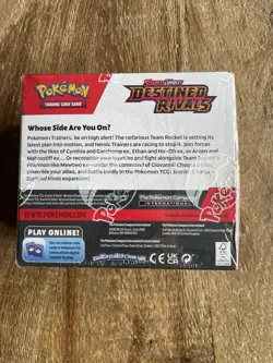 Pokemon TCG Destined Rivals Booster Box Sealed Tear-In Outer Wrapper - Image 2