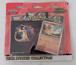 Pokemon TCG Mega Evolution Ascended Heroes Tech Sticker Collection - Charmander - Image 1