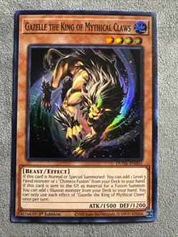 Gazelle the King of Mythical Claws Super Rare 1st Edition DUNE-EN003 - Image 1